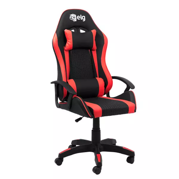 Cadeira Gamer Elg Syrax Ch36bkrd Vermelha C/Ajuste Altura