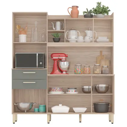 Imagem do produto Cozinha Demobile Kit 6p 2g Select Avena/Menta