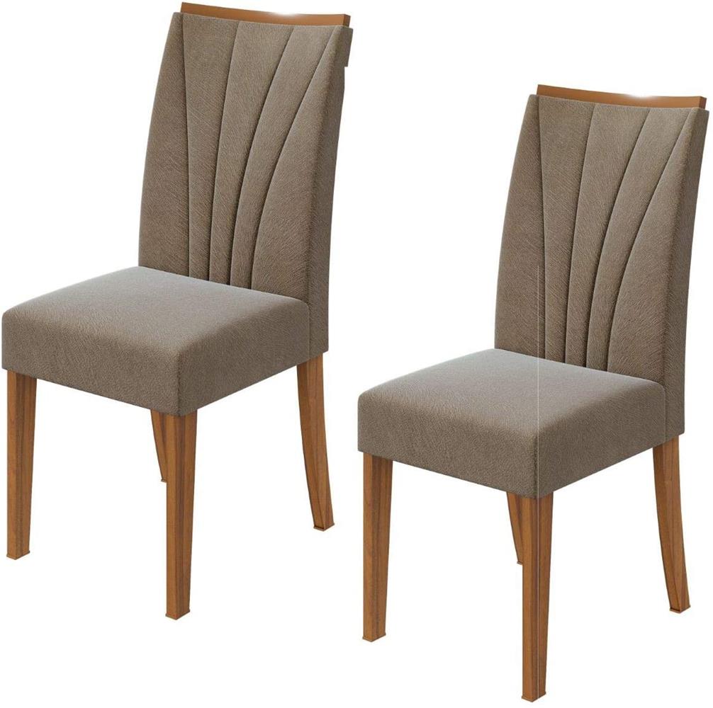 Imagem do produto Cadeira Lopas Apogeu Tec95 Sd Animale Bege Rovere Naturale