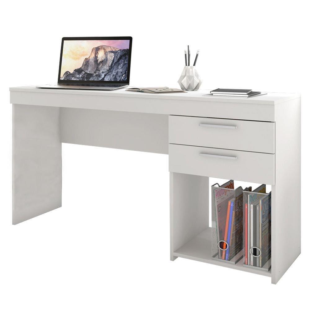 Escrivaninha Mesa Notavel Office 2gv Branco/new/ Branco