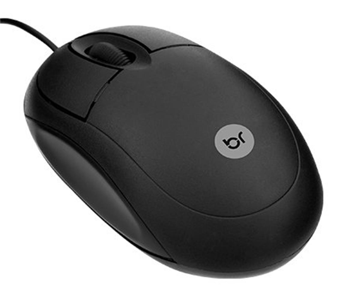 Mouse Bright USB Espanha Preto 0106