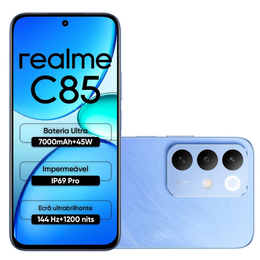 Celular Realme C85 256GB 8GB RAM Kingfisher Blue