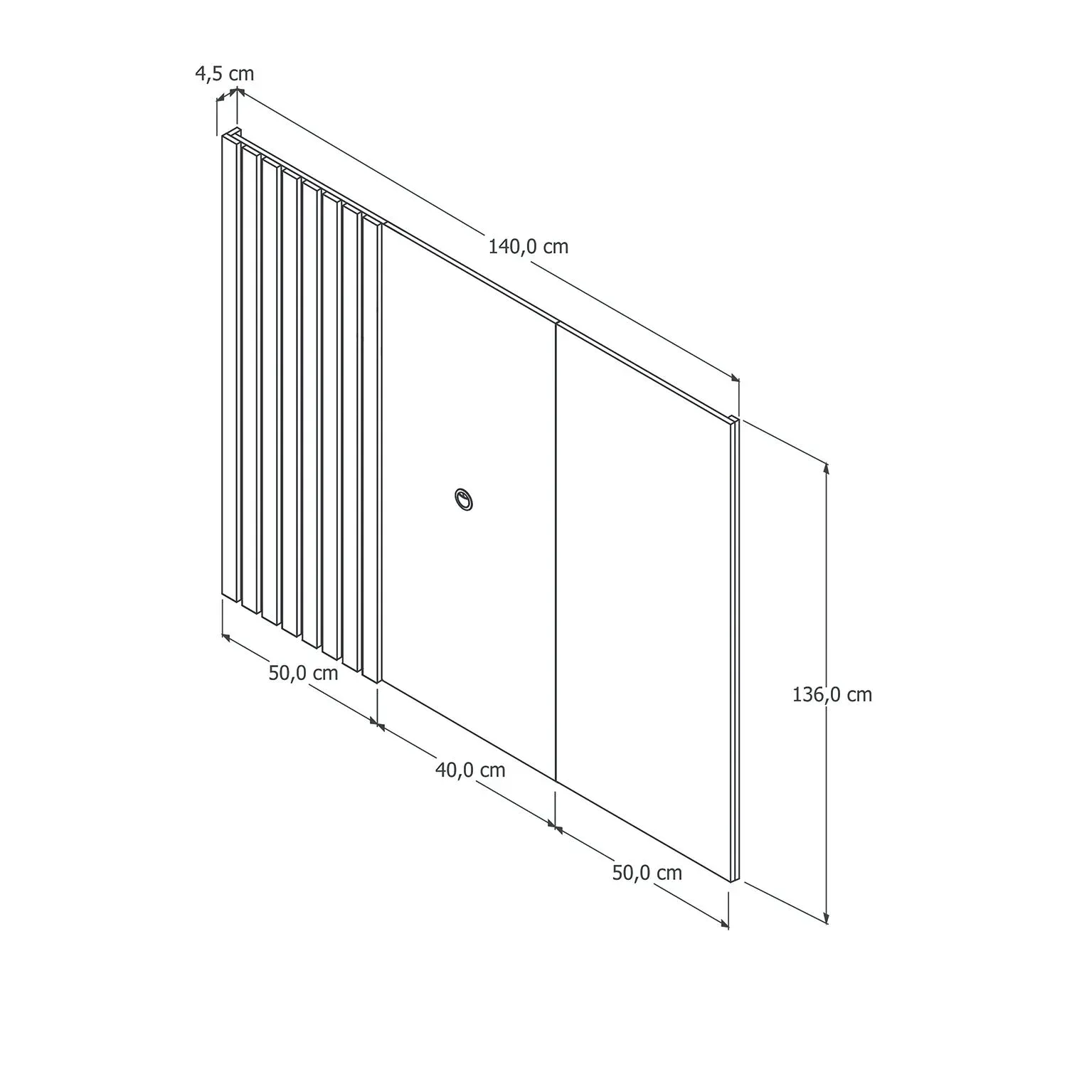 Imagem do produto Painel Jb Bot 1.4 Off White/Nature