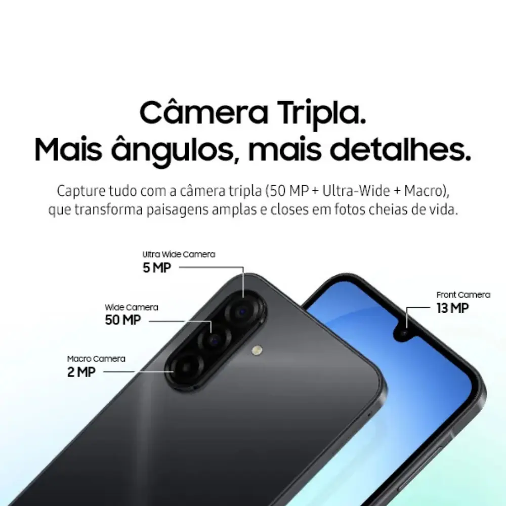 Imagem do produto Samsung Galaxy A17 256GB 8GB RAM Cinza