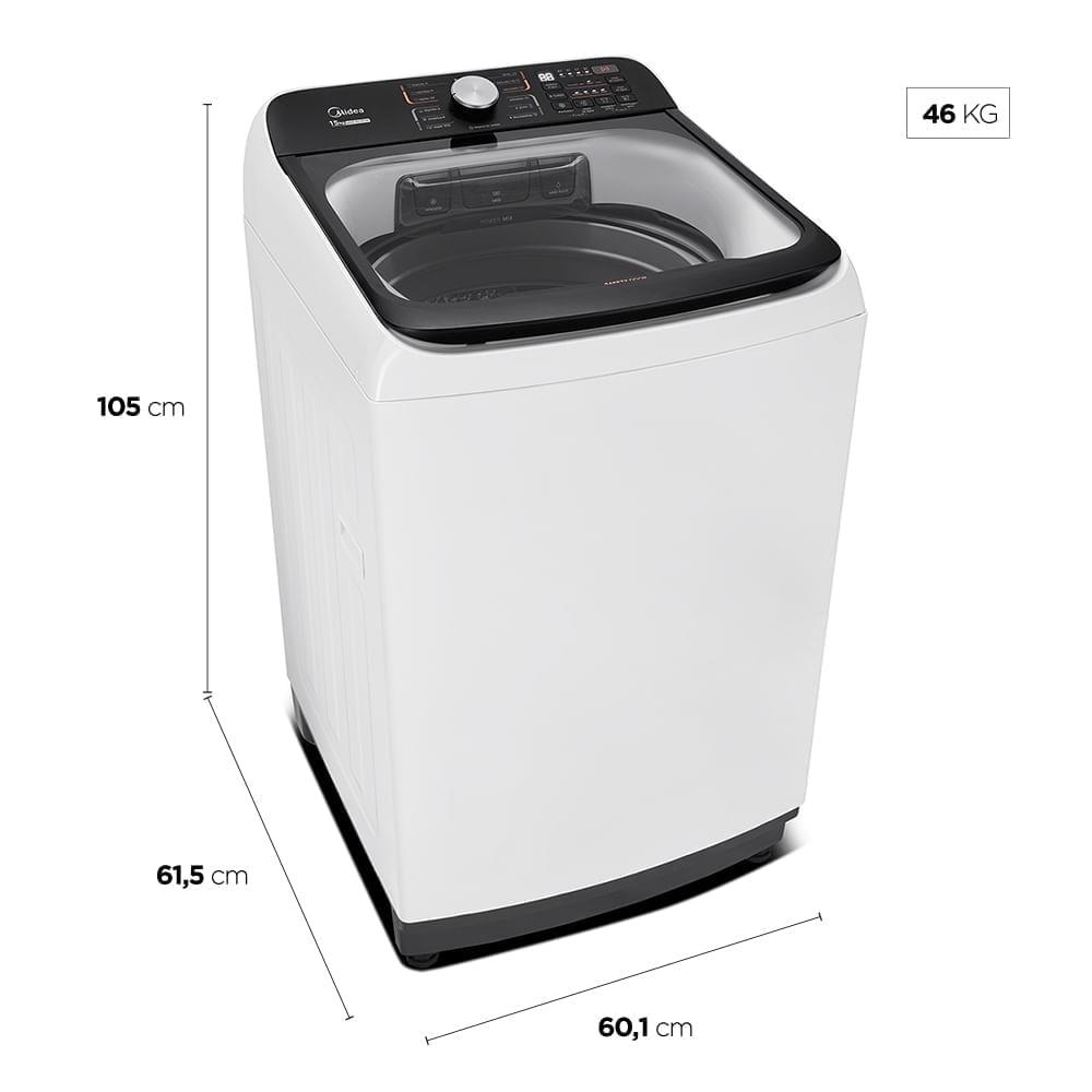 Imagem do produto Maquina de Lavar Midea Wave Agitator 15kg Branca 220V