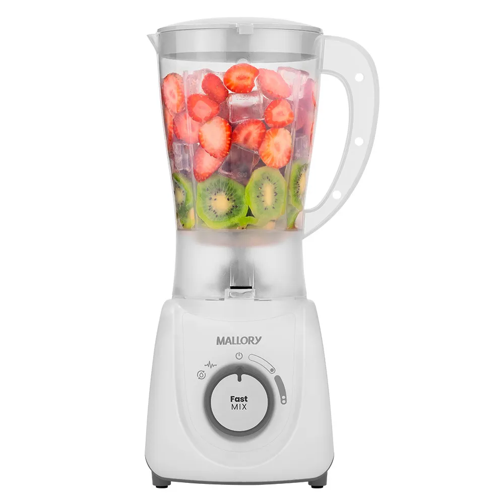 Imagem do produto Liquidificador Mallory Fast Mix 2,1L 600W Branco 220V