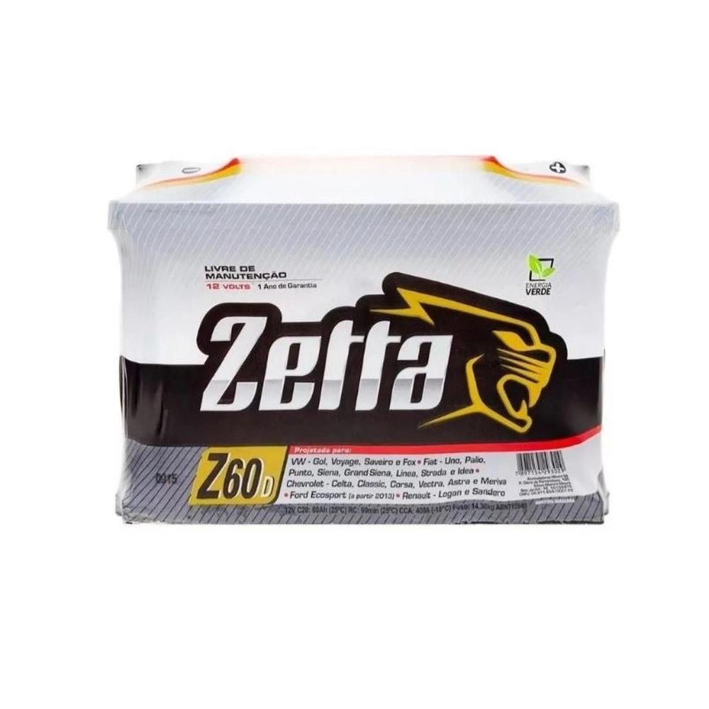 Bateria Zetta Z60d Mfa