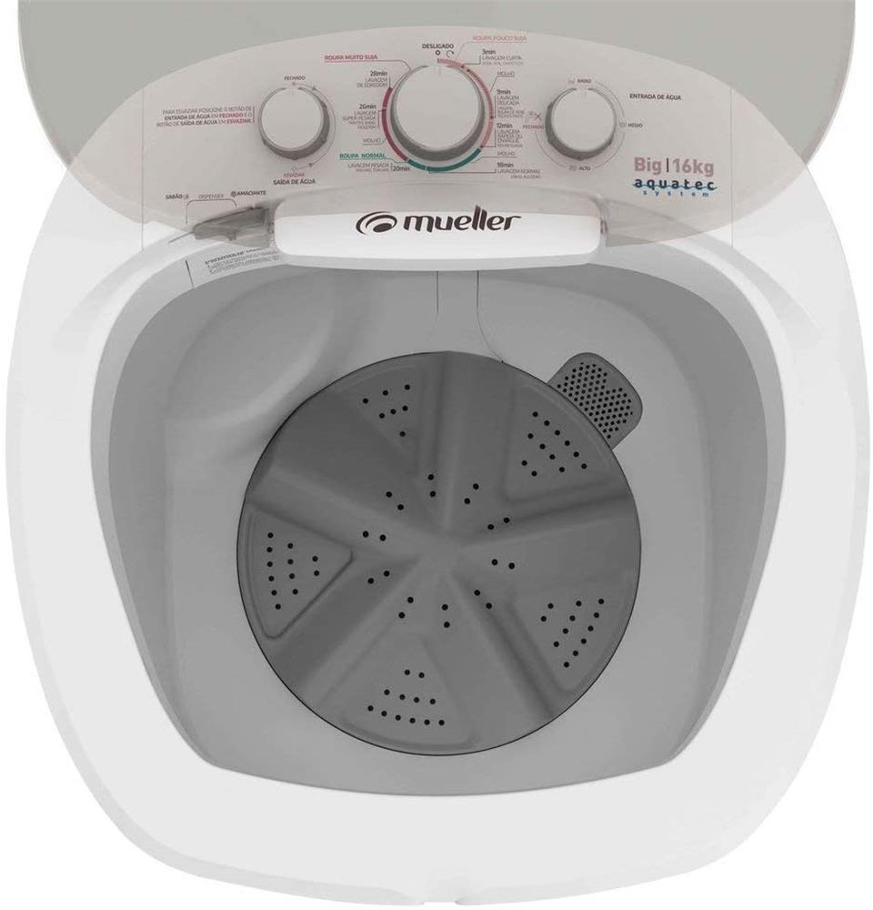 Imagem do produto Lavadora Muller 16kg Big Aquatec Branca