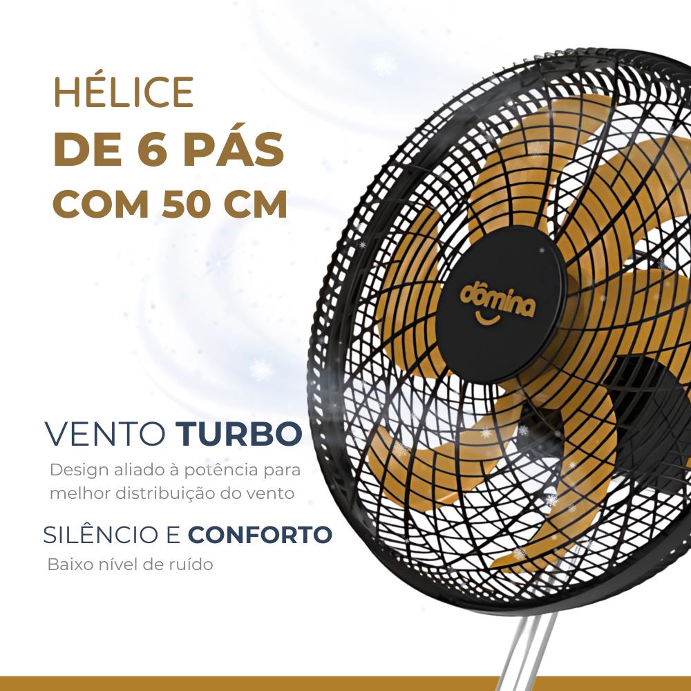 Imagem do produto Ventilador Domina Neo Coluna 50cm Dark 220 V