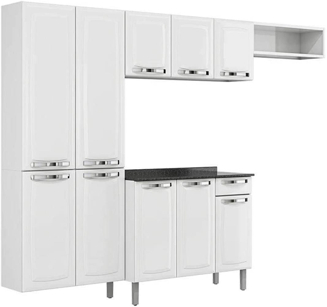 Cozinha Itatiaia Rose C/balcao Branca 4pcs Ig3g1 105