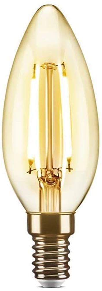 Lampada Filamento Led Vela 2w 220v Ambar