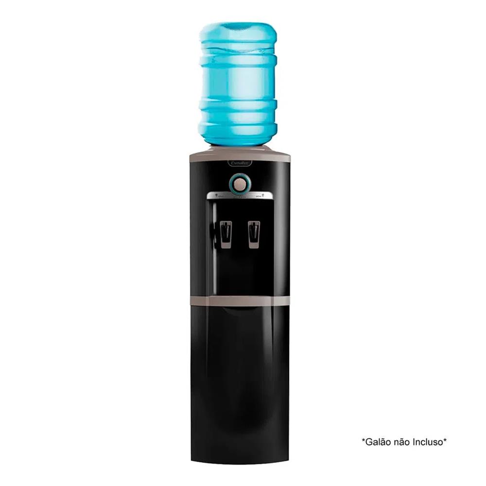 Imagem do produto Bebedouro Esmaltec Egc35b Coluna Preto Inox