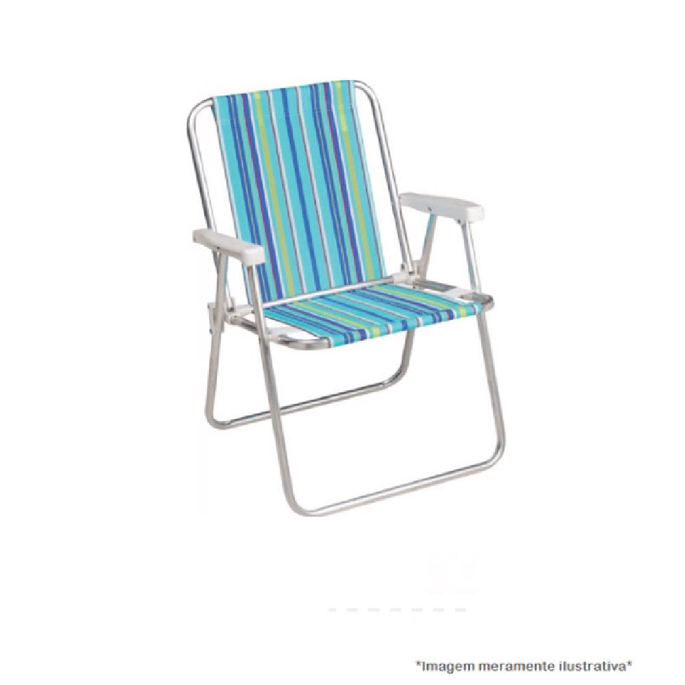 Cadeira Mor Alta Aluminio 2505