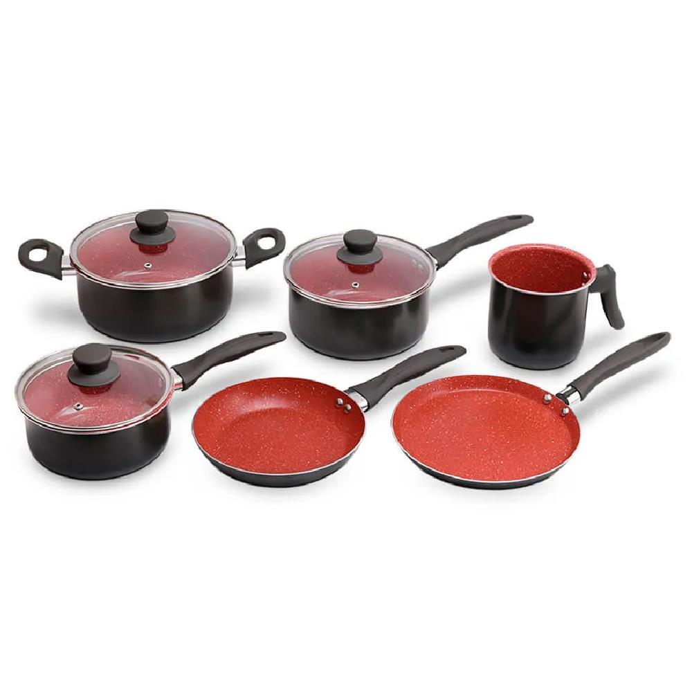 Imagem do produto Panelas Brinox Cj 6pcs Cer.life Easy-cbn/vrm 4789/113