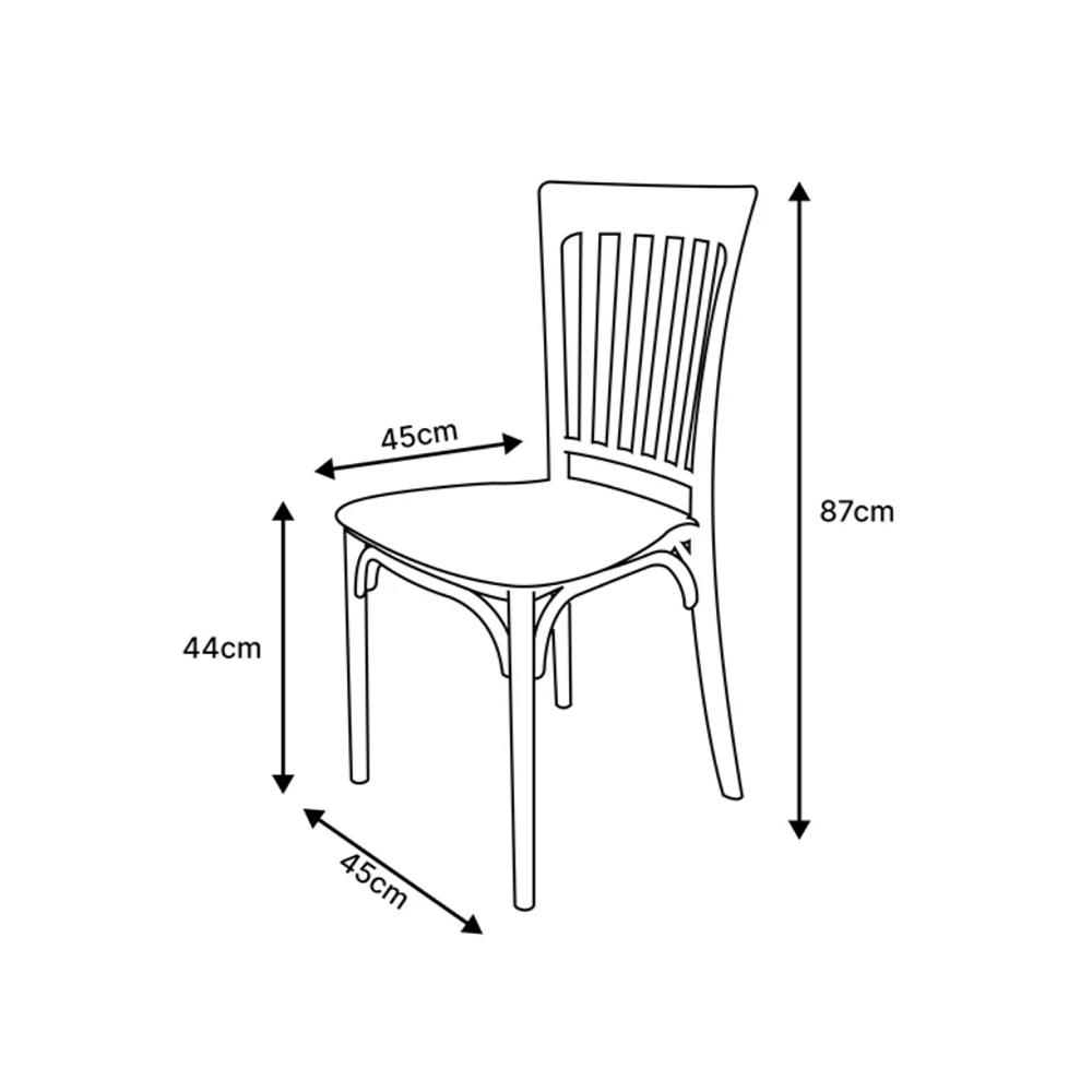 Imagem do produto Cadeira Forte Plastico Robust Seven Amarela