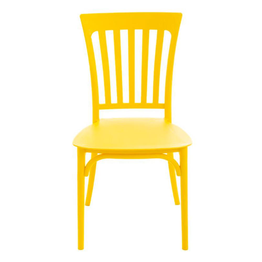 Cadeira Forte Plastico Robust Seven Amarela
