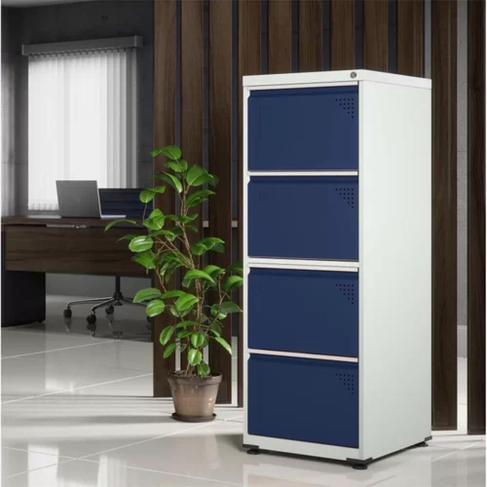 Imagem do produto Arquivo Pandin 4gav Of04sl Rod Cinza Azul Ad