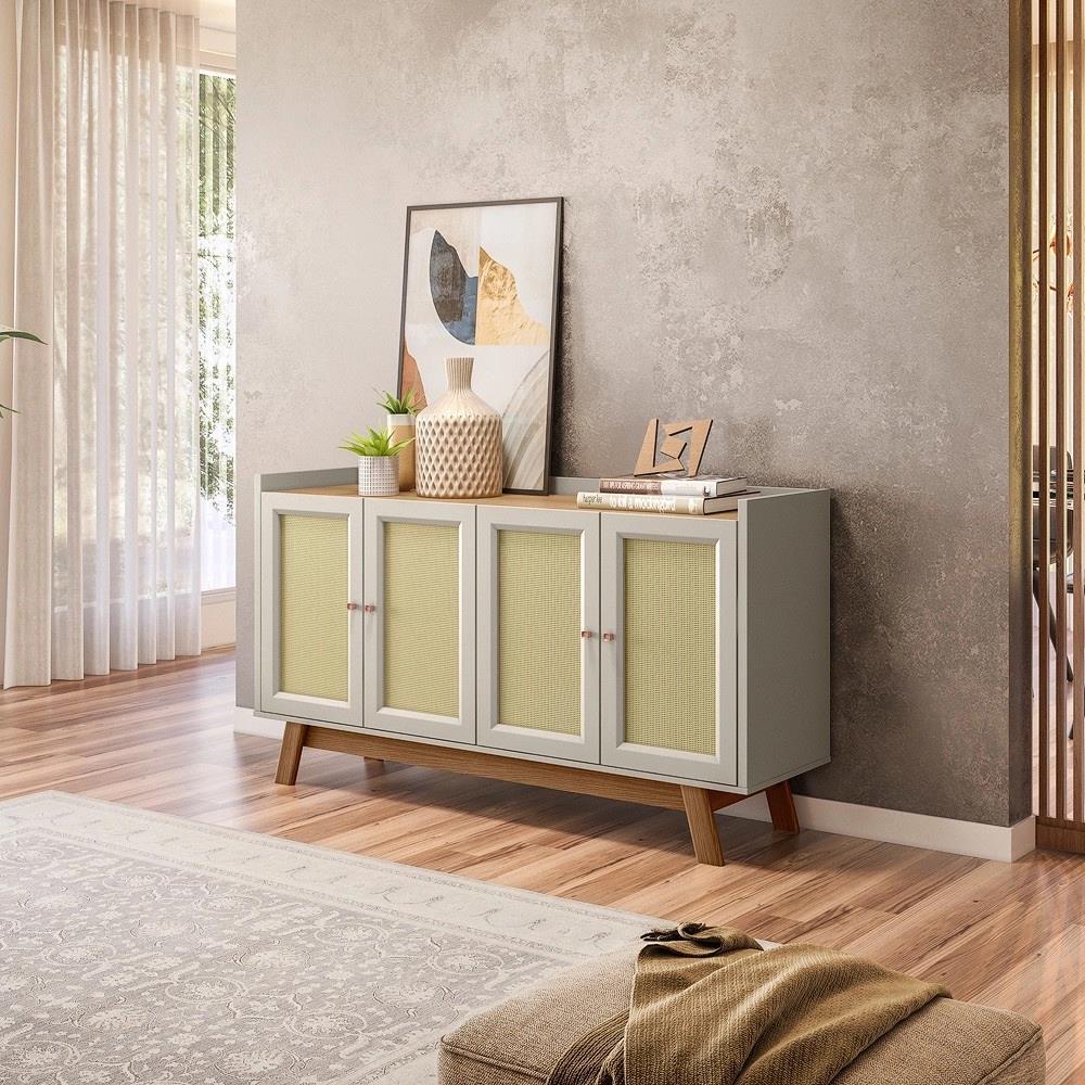 Imagem do produto Buffet Linea Brasil Lazio Carvalho/off White