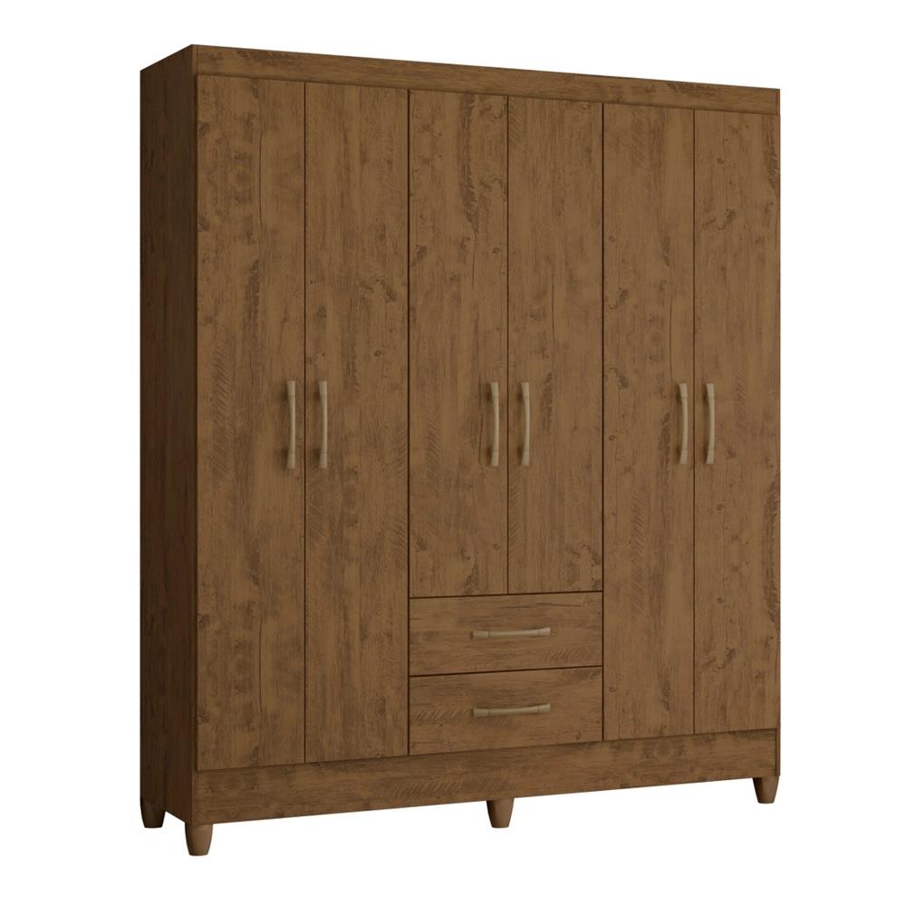 Guarda-roupa Moval Panama 953331 Castanho Wood