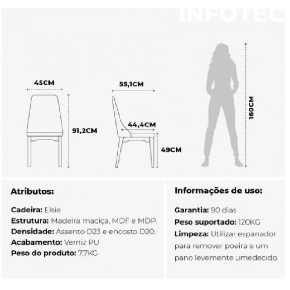 Imagem do produto Cadeira Provincia Elsie Natural/linked 35/mox 04