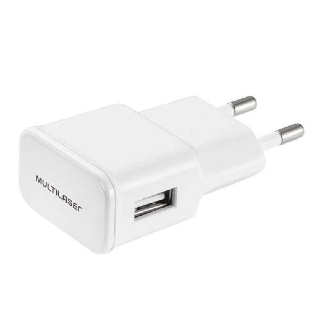 Carregador de Parede Multilaser Cb105 Branco 8pçs Smartogo