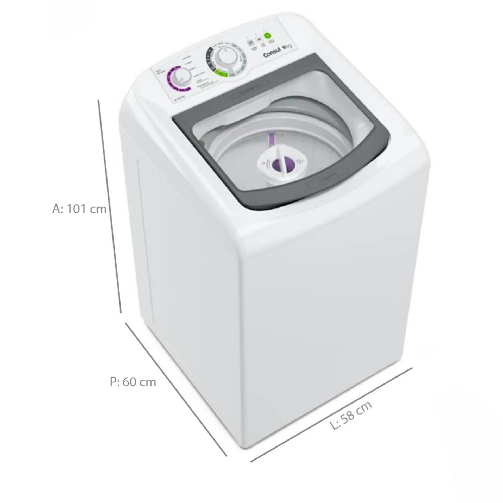 Imagem do produto Lavadora Consul 09kg Roupa Eletronica 220v