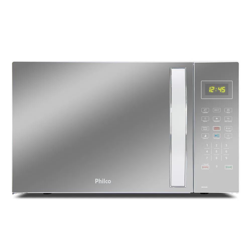 Microondas Philco Pmo34eb Br Espelhado 220v