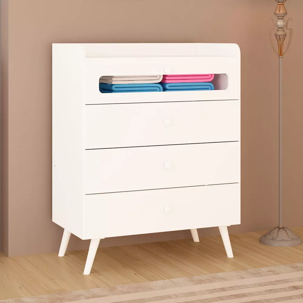 Imagem do produto Comoda Tuboarte com Trocador Branco/bco