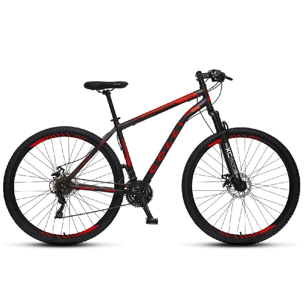 Bicicleta Colli Athena Aro 29 Freio a Disco Kit Shimano 21V Preto