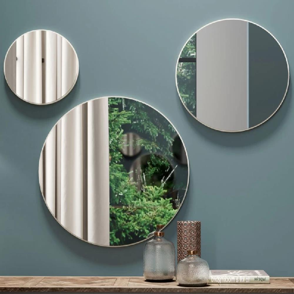 Imagem do produto Painel Dalla Costa Decorativo Red.kit (es9 Es10 e Es11) Off White/ Espelho