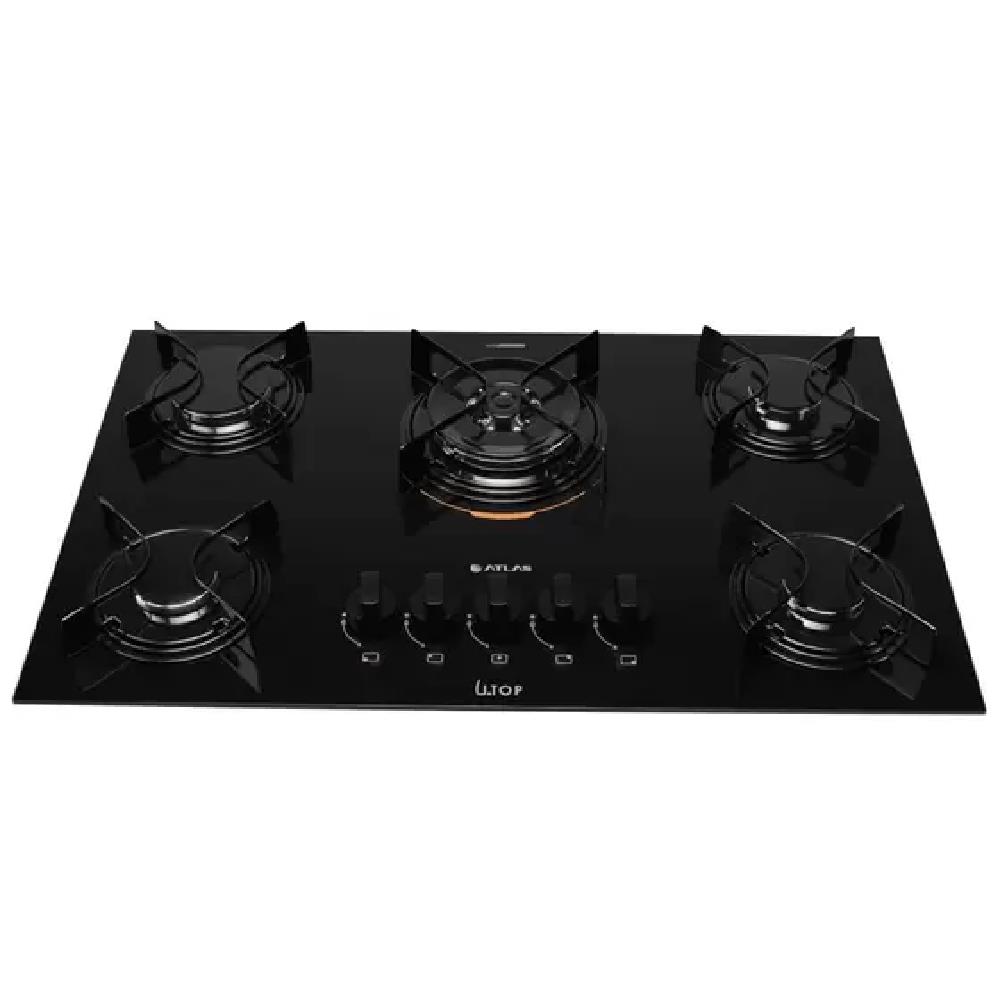 Fogao Atlas Cooktop 5-bc Gas Utop Tc Pto