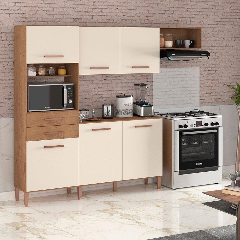 Imagem do produto Cozinha Atualle Salinas Top Canelato Rustico Natura Off White