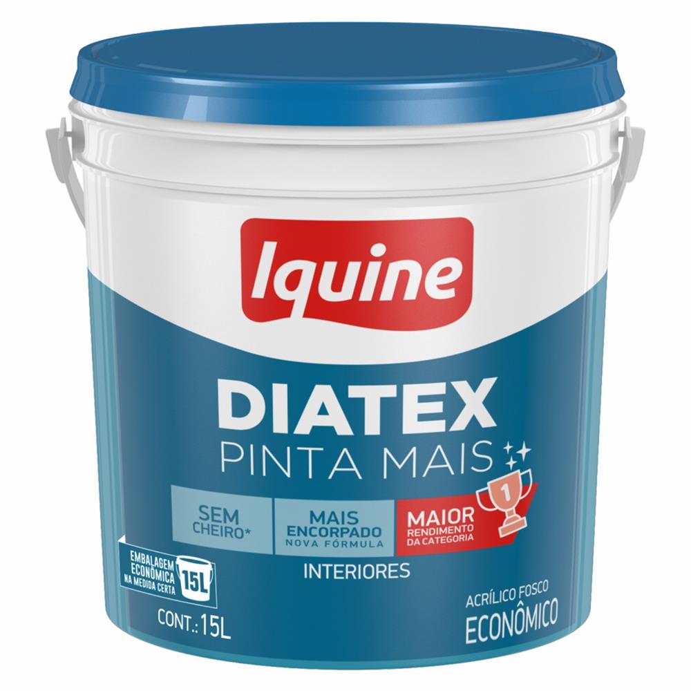 Tinta Iquine Diatex Bco Neve Balde/lata 15l