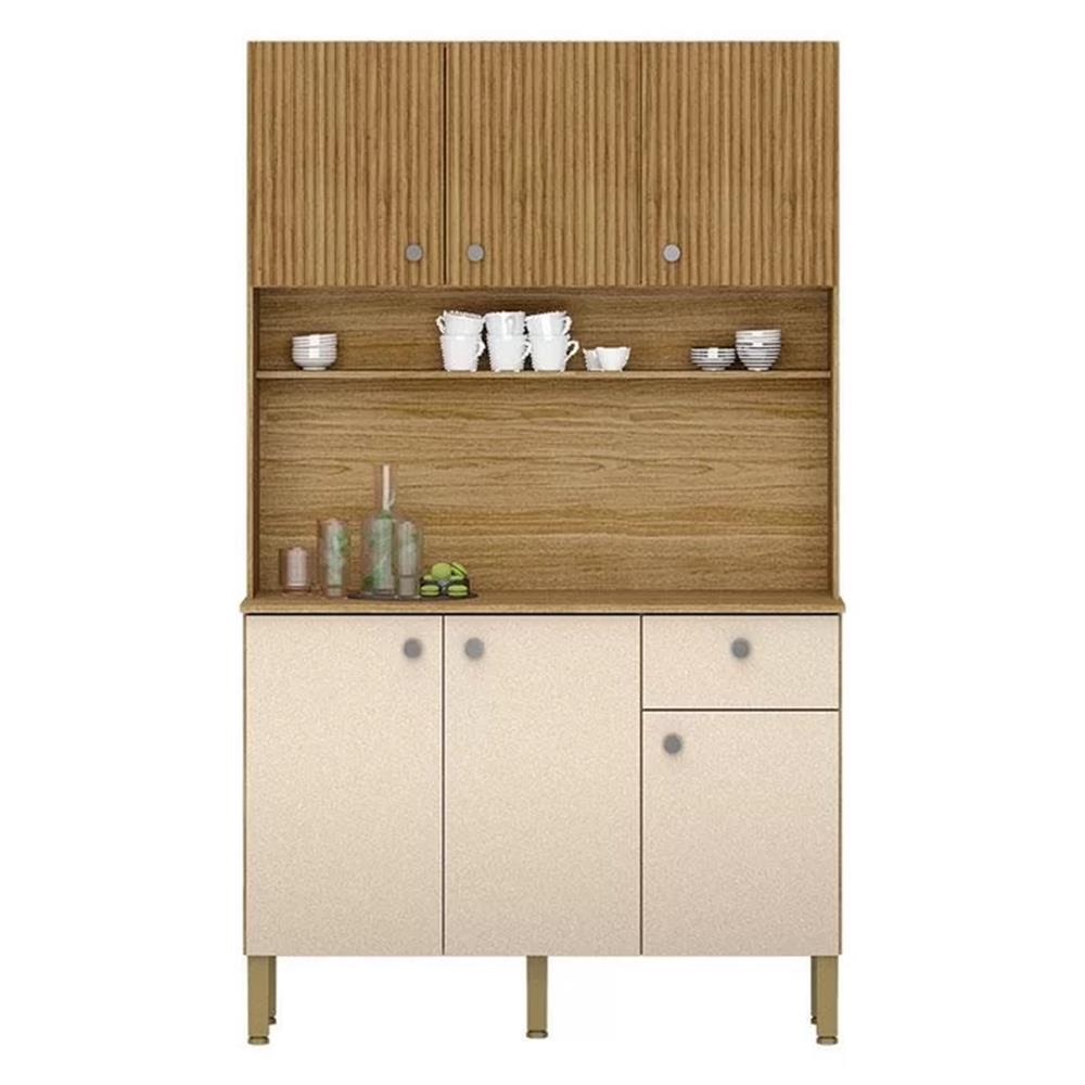 Armario Kit's Parana Style Freijo Vanilla Ripado Freijo