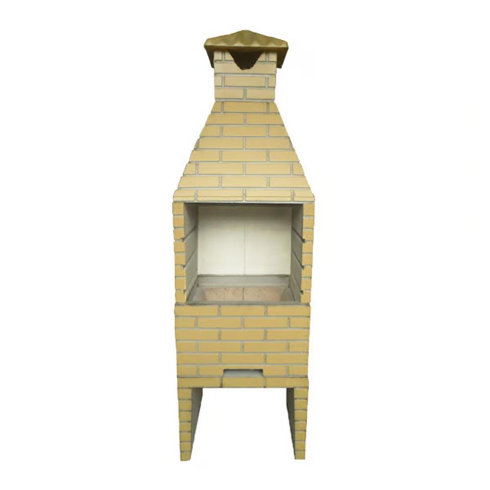 Churrasqueira Fortal Tijolinho Media Amarela 65cm