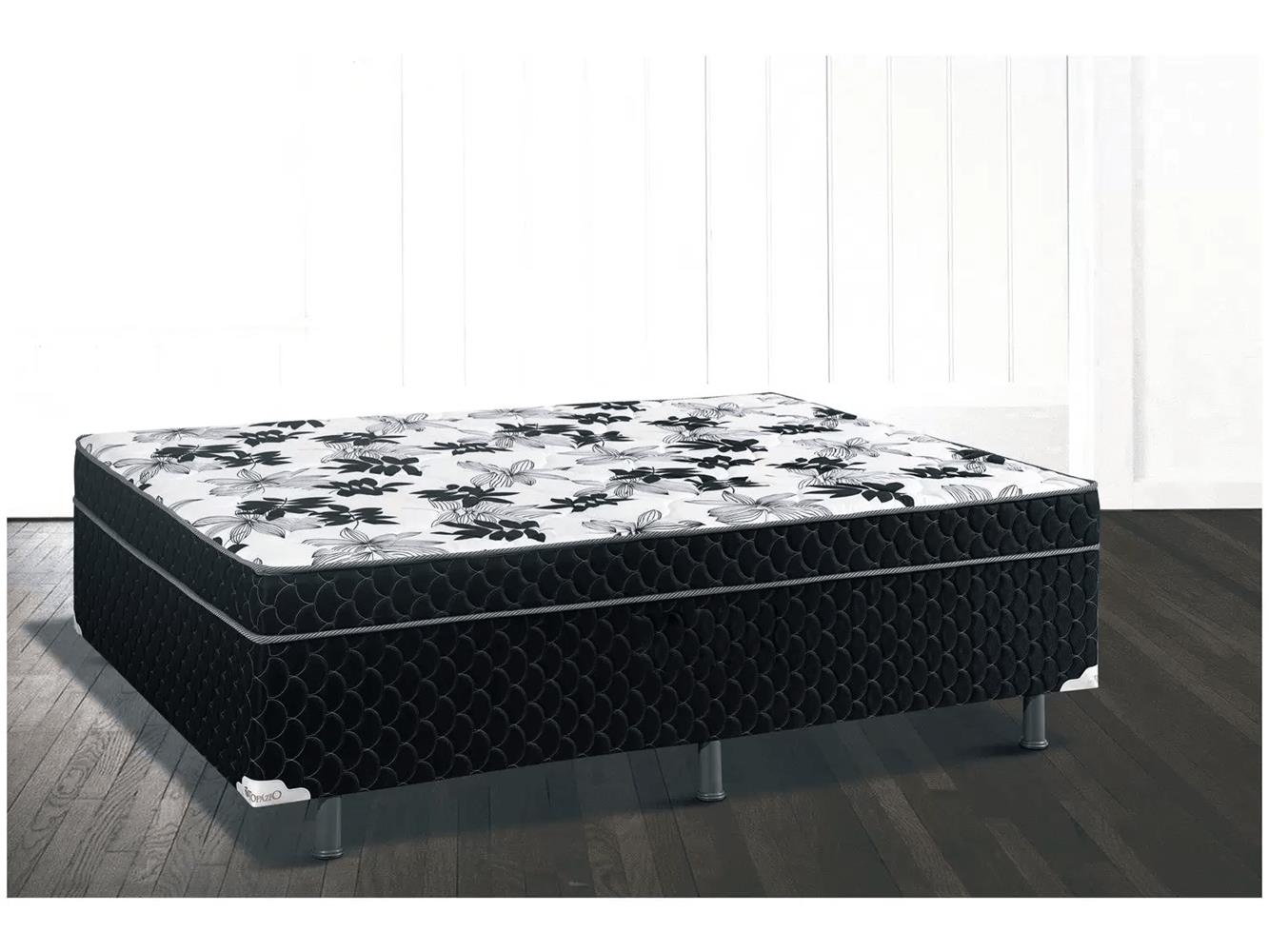 Imagem do produto Colch Topazio Box Bril Mola Bonnel 110 X 198 X 60 C/aux.bonnel