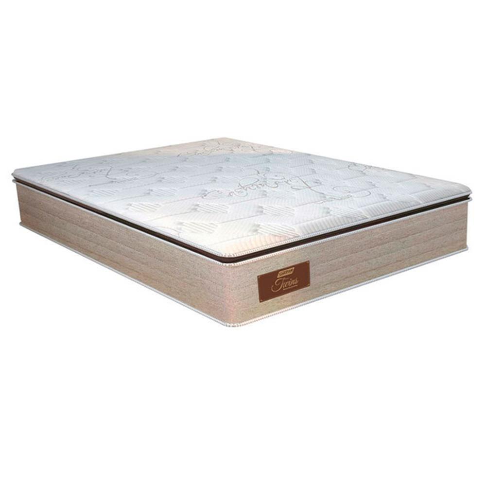 Colch Gazin Molas Twins Ensacadas 203 X 193 X 34 Cor:50-castor