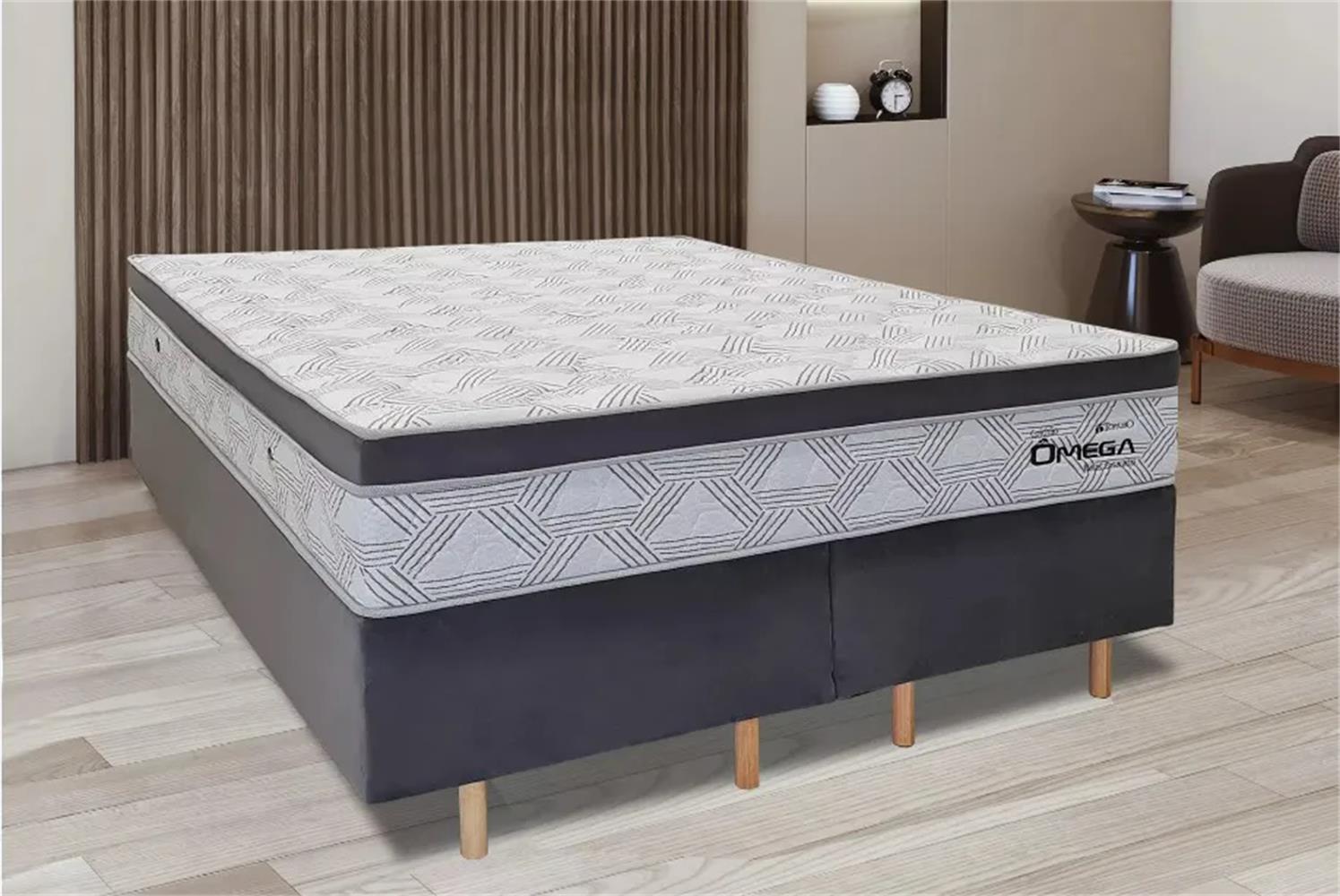 Imagem do produto Colchao Topazio Conj. Box Omega Molas Ensacadas 1,58×1,98×0,60m