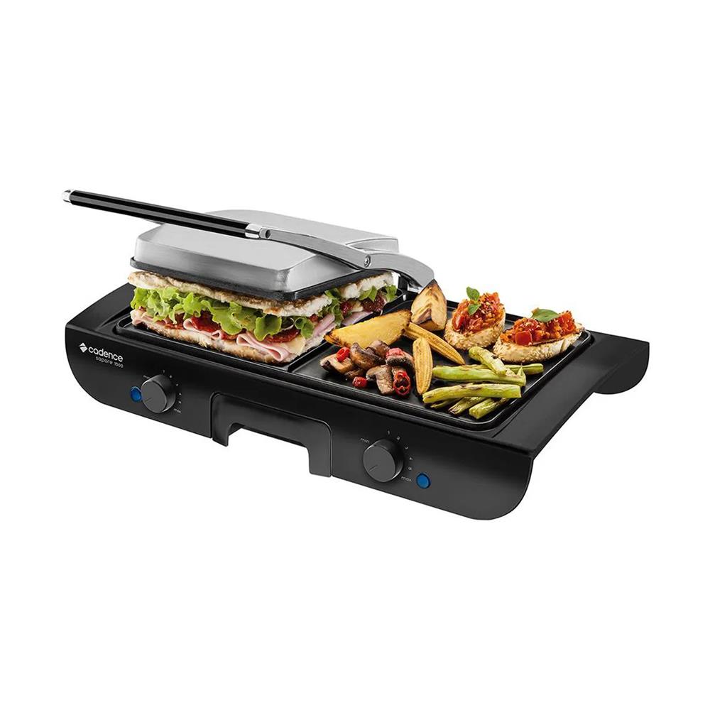 Imagem do produto Grill Cadense Grl 500 220v Sapore 1500 Chapa Dupla