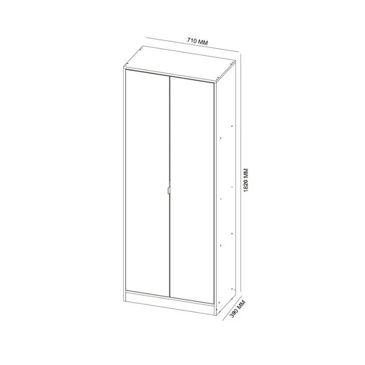 Imagem do produto Sapateira Demóbile Grife 2 Portas com Espelho 1 Gaveta Amêndola Touch