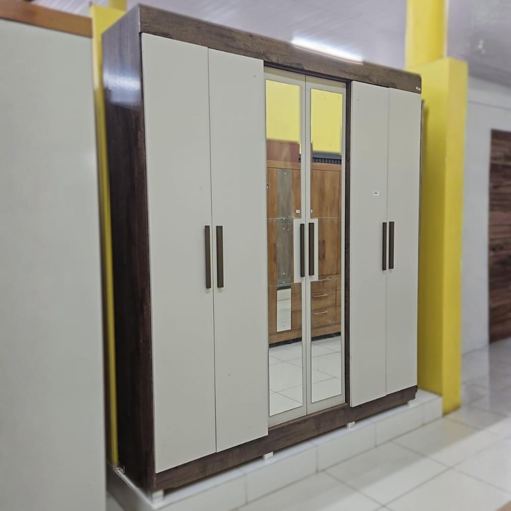 Imagem do produto Roupeiro Josan Veron 6 Pts com Pe - C e 1k4 1k2 Amend/off-w