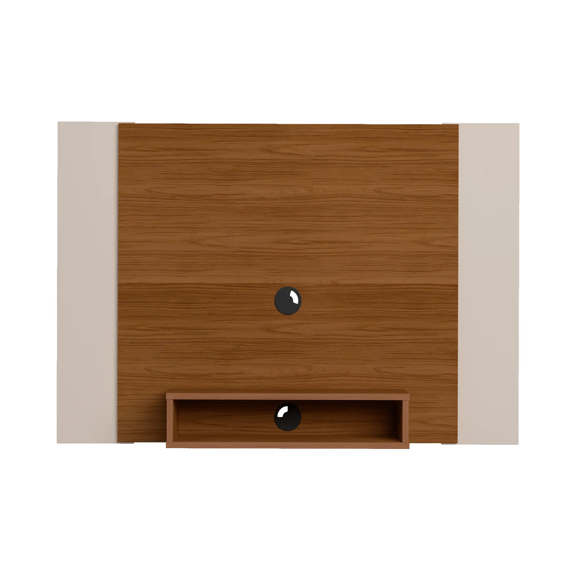 Painel Artely Cine Cor Cedro C/off White Ou Cedro