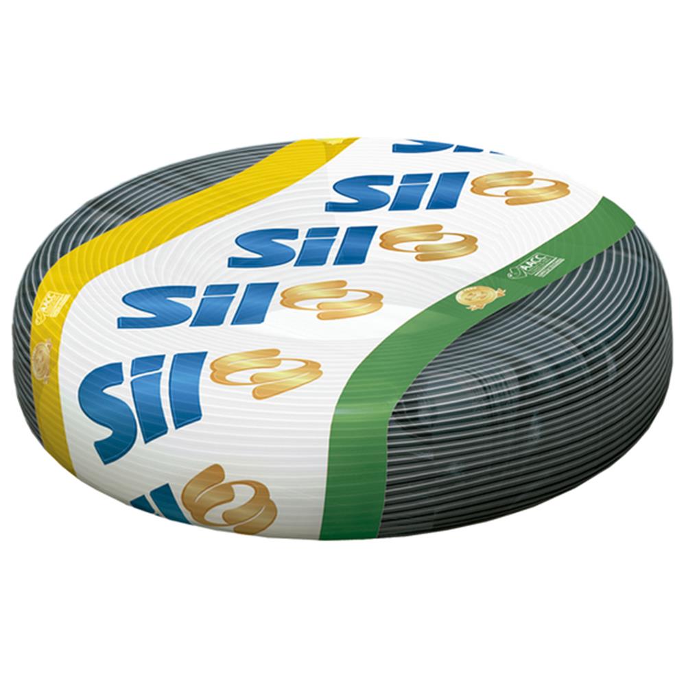 Fio Cabo Sil Flexivel 6,0mm Preto