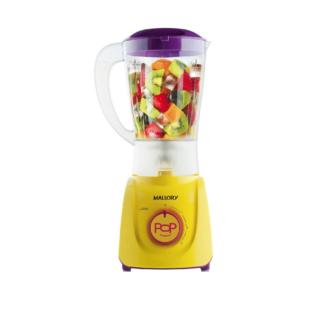 Imagem do produto Liquidificador Mallory Tornado Pop 1 Amarelo 220v