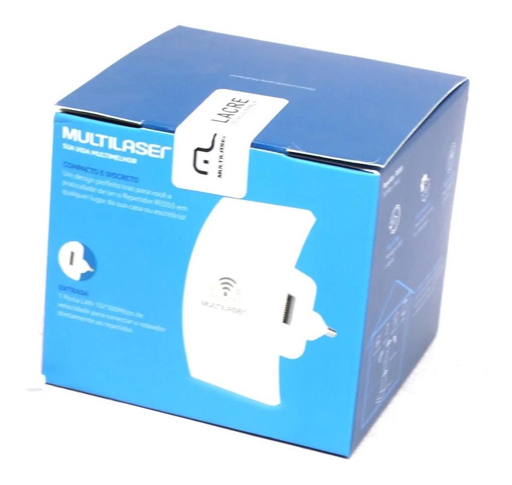 Imagem do produto Roteador Multilaser Mini 300 Mbps C/ WPS - Branco RE055