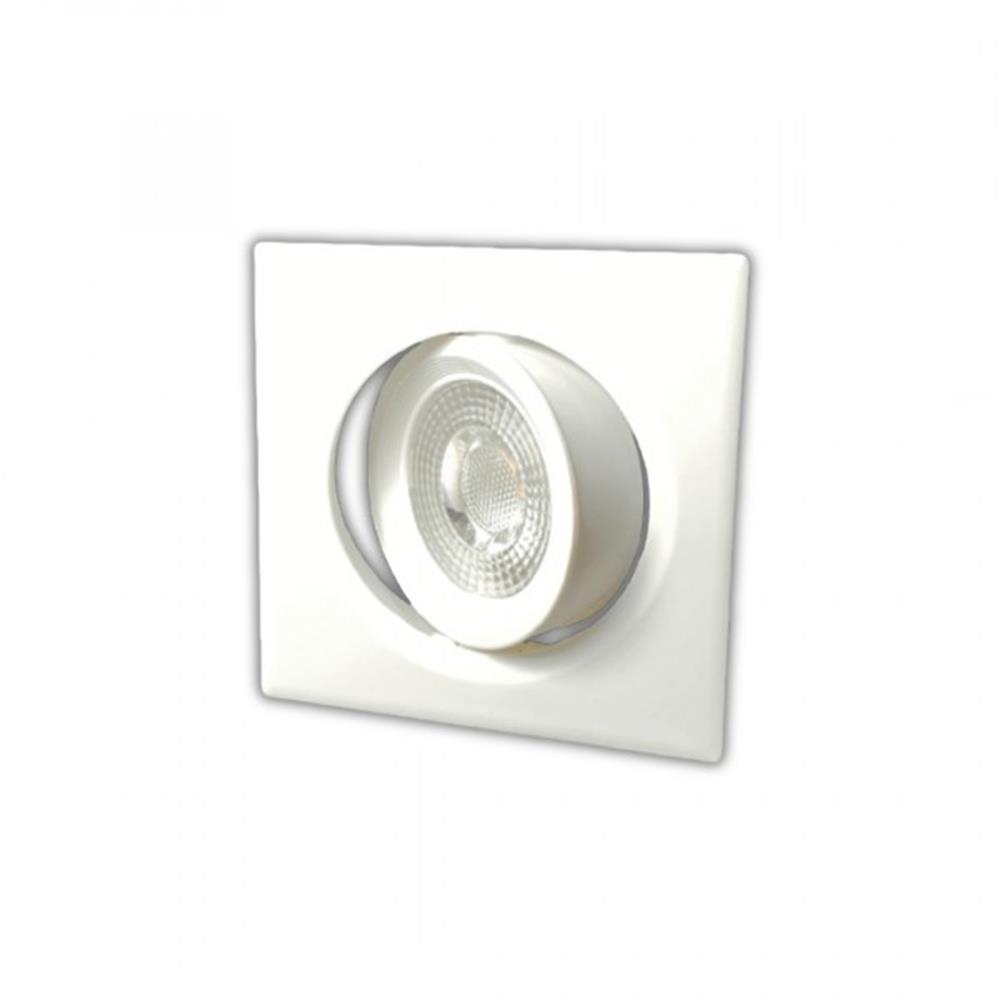 Spot Led Quad. 7w Emb.6500k Biv City Lum