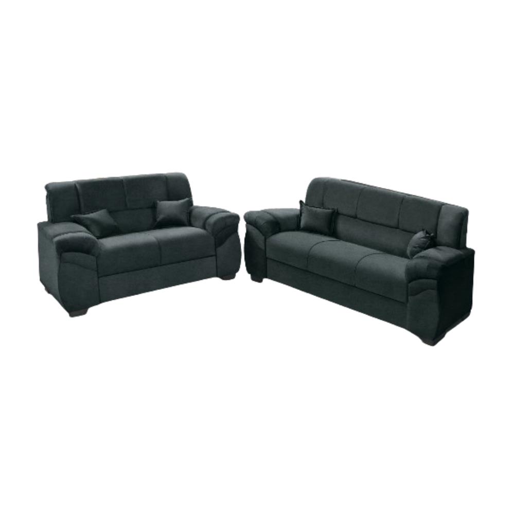 Sofa Topazio Te-154 3+2 Lug. Veludo Chumbo