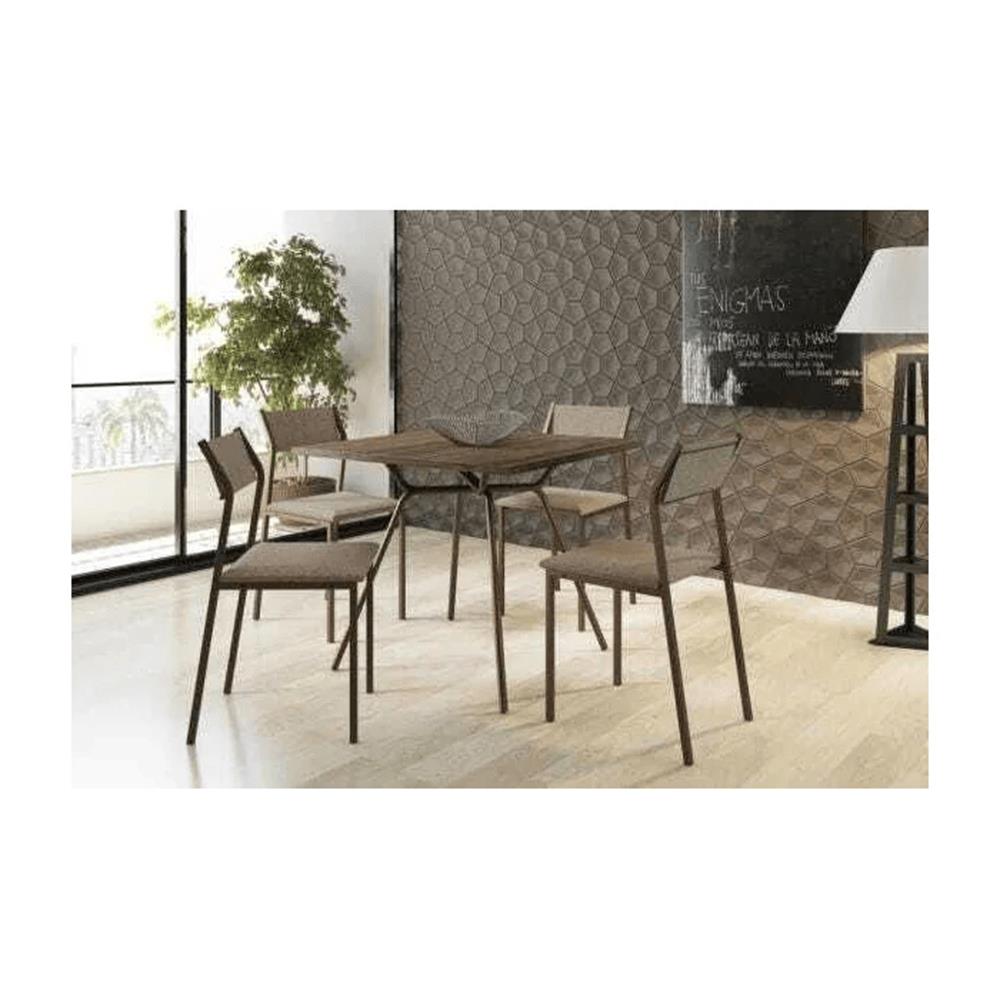 Imagem do produto Mesa Carraro Viena C/4Cad Leg Sin Bro Fed Bro