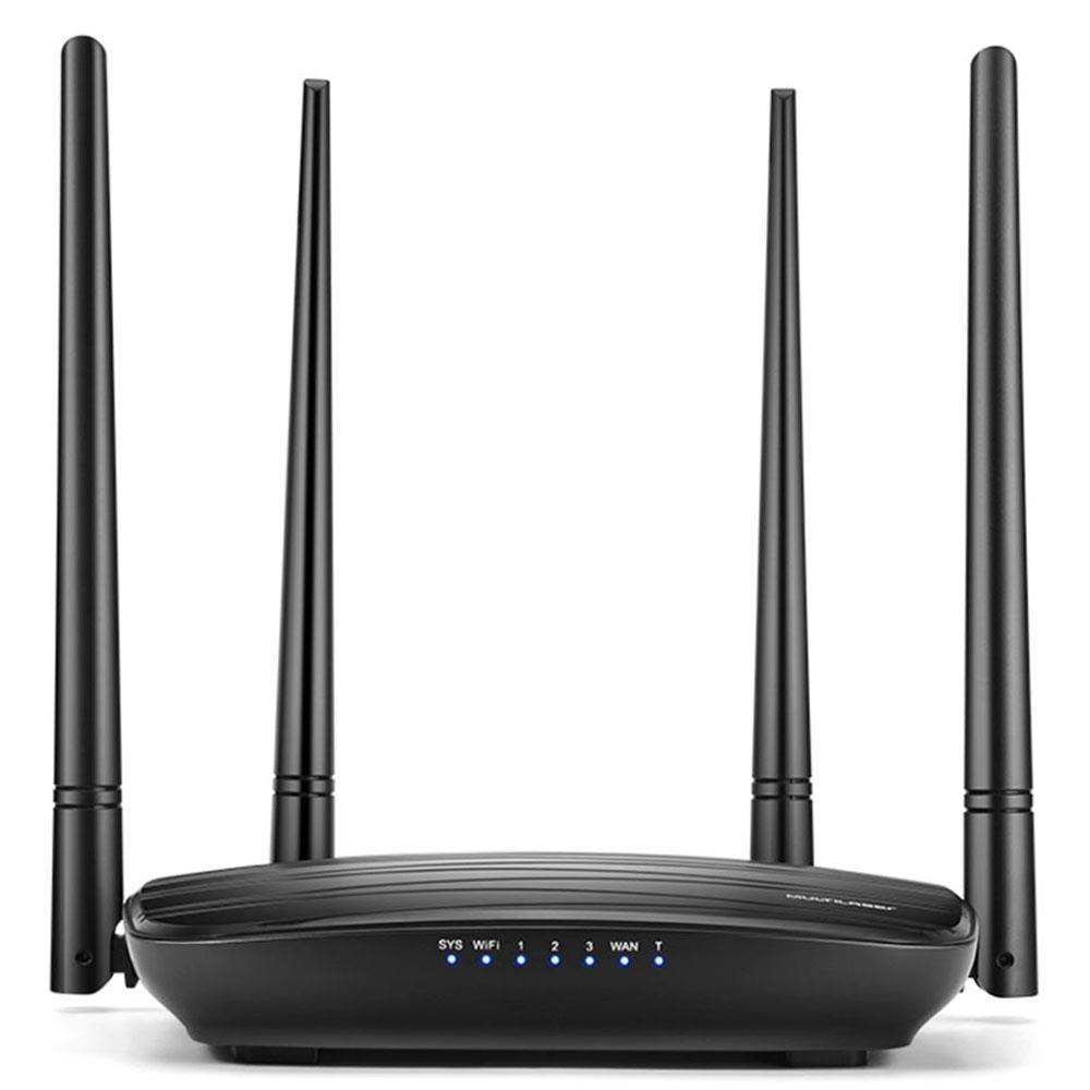 Imagem do produto Roteador Multilaser 1200mbps 4 Antenas Re018 Preto