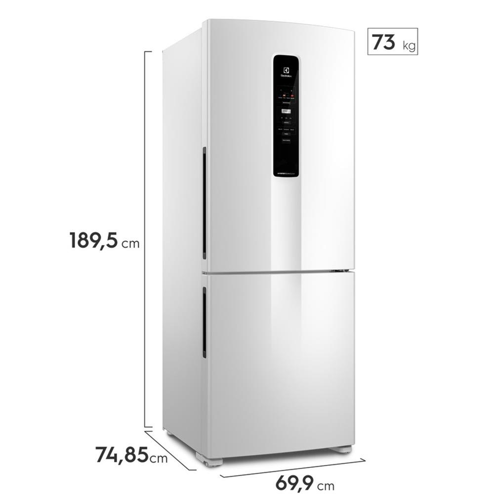 Imagem do produto Refrigerador Electrolux Frosst Free Inverter 490 L Branco Ib7